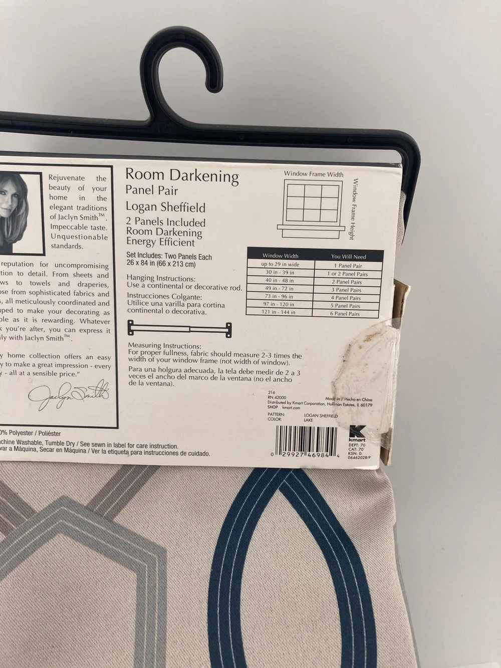 Room Darkening Panel Pair Curtains 84